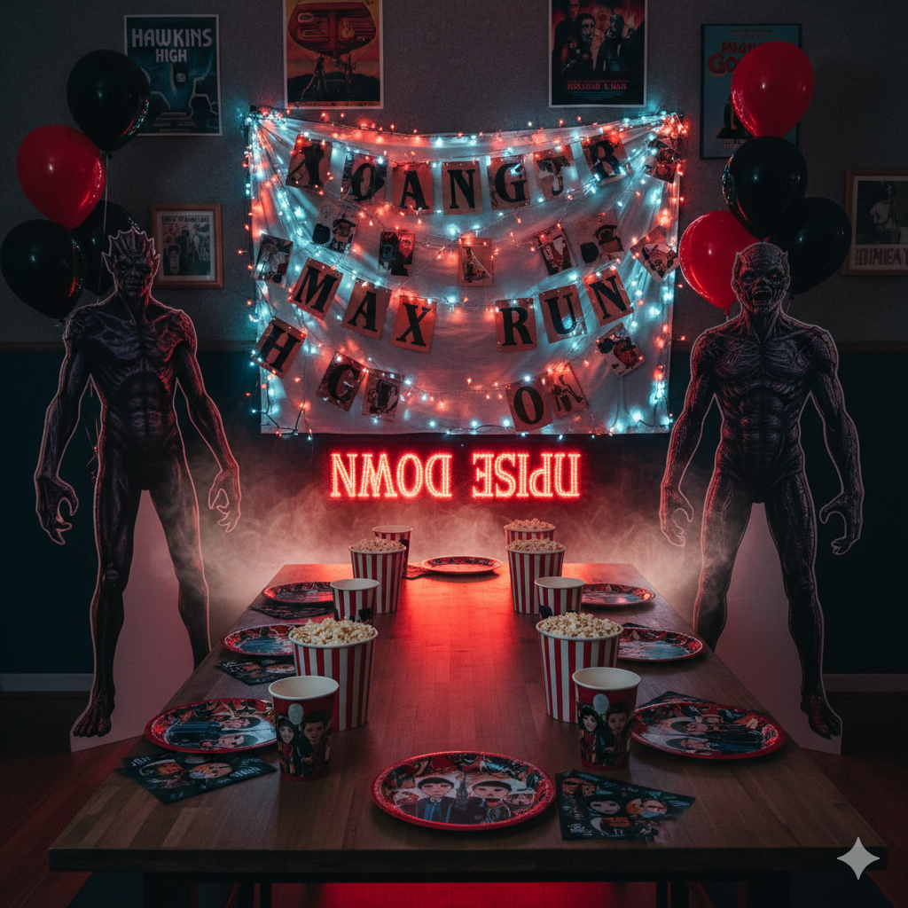 Stranger Things Watch Party Kit