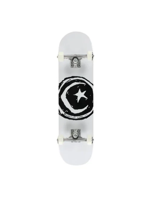 Foundation Skateboards Star & Moon White Complete Skateboard